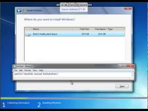 Video Install Windows 7 AIO