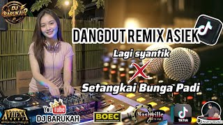 DANGDUT REMIX ASIK 'LAGI SYANTIK X SETANGKAI BUNGA PADI' FYP BASS KENCANG