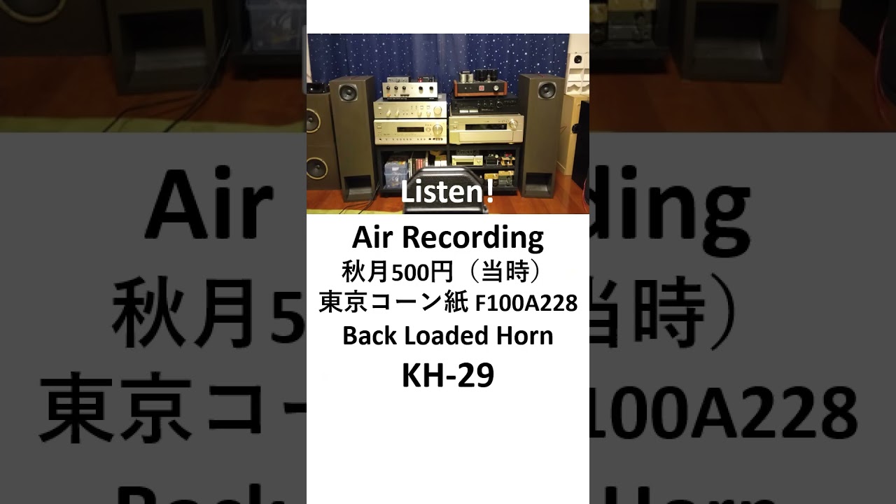 東京コーン紙F100A228 KH 29 #diyspeaker