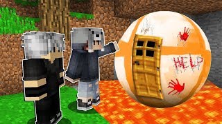 1000 Yillik Korkunç Yuvarlak Lav Ev Buldum - Minecraft