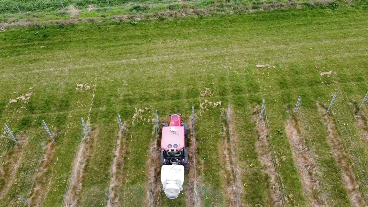 🚜 “Tractor in the Vineyard | Epic 4K Aerial Cinematic Footage”