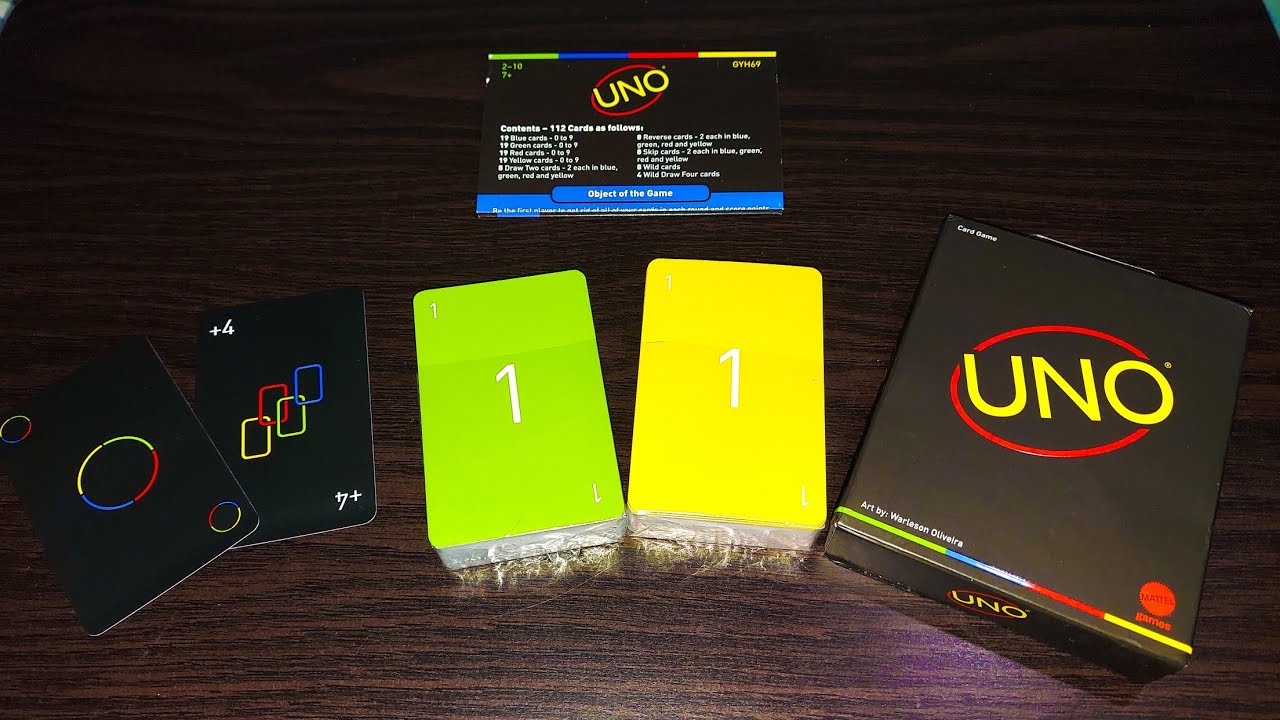 Uno Minimalista Jogo de Cartas Mattel - GYH69