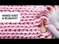 The Easiest Way to Hand Knit a Blanket or a Mat with Ohhio Braid.