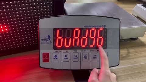 Weighing indicator connect Large Screen