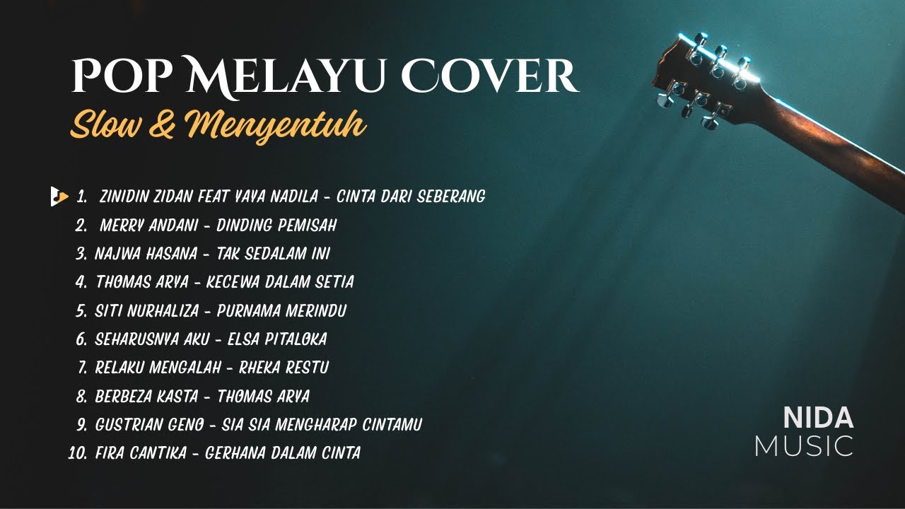 Kumpulan Lagu Pop Melayu | 10 Cover Slow & Penuh Emosi | Nida Music