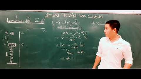 BD HSG 12 - Tiết 5: Giải Bài toán Va chạm áp dụng vào trong Dao Động Điều Hòa của Con Lắc Lò Xo!