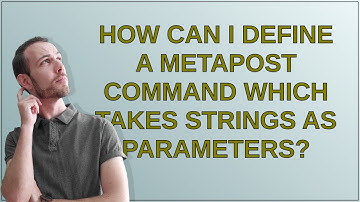 Tex: How can I define a MetaPost command which takes strings as parameters?