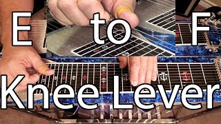E to F Knee Lever Overview Pedal Steel Guitar Lesson