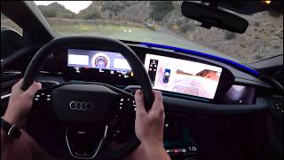 2026 Audi S6 Sportback e-tron - POV Night Drive (Binaural Audio)