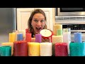 I'm Melting all these Candles to make new ones!