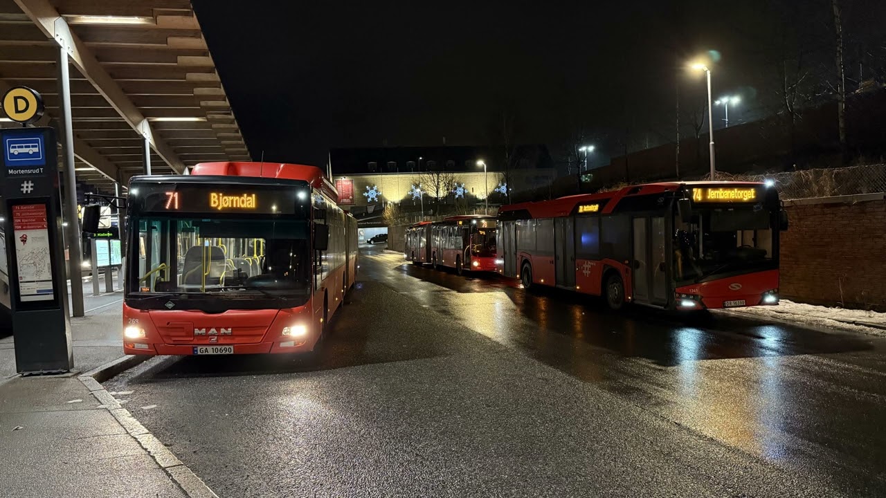 2012 MAN Lion's City CNG with loud ZF Ecolife (Slippery road/kickdown)