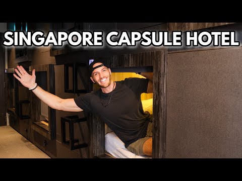 CHEAPEST HOTEL IN SINGAPORE ($56 Singapore Capsule Hotel)