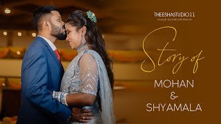 MOHAN \& SHYAMALA | GRAND RECEPTION CANDID VIDEO | theeshastudio11 #cinematic #reception