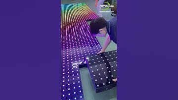 In a flash! Your LED dance floor is glowing and ready to go! ⚡ #LEDDanceFloor #Shorts #led