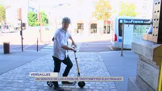 Versailles : Un service de location de trottinettes électriques