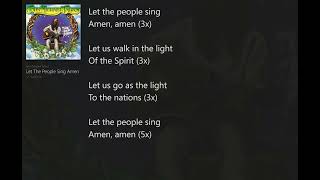 Let the People Sing Amen (with Lyrics) John Michael Talbot/The New Earth