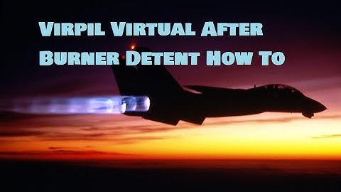 HOW TO SET UP VIRTUAL AFTERBURNER DETENT ON VIRPIL THOTTLE. PART 2 OF 3 ADVANCED SETTINGS VIDEOS