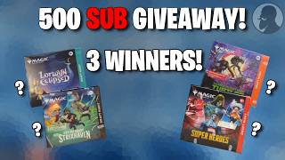 500 Subscriber Giveaway! 3 Lucky Winners Will BATTLE IT OUT!