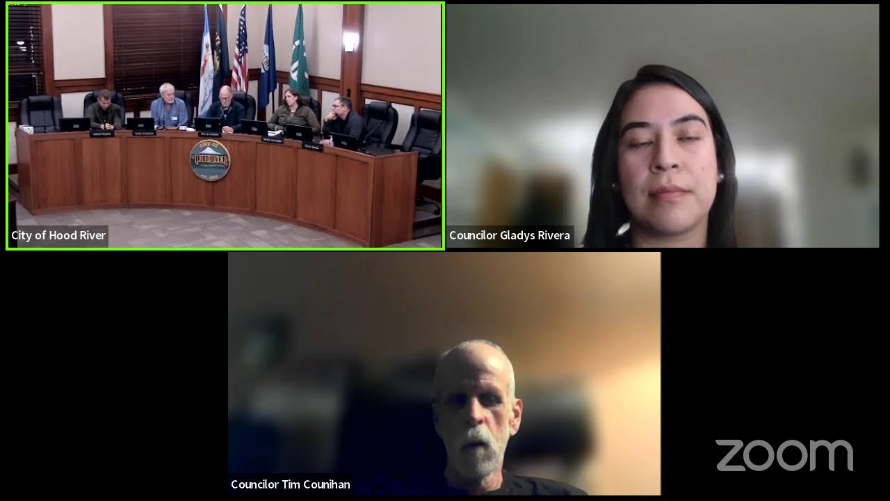 Hood River City Council Meeting YouTube