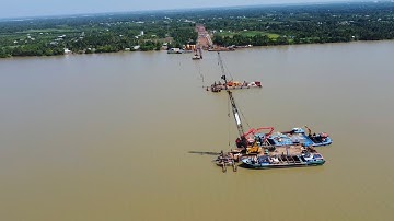 Tiến độ Cầu Đại Ngãi Qua Trà Vinh nối liền hai tỉnh Sóc Trăng - Trà Vinh || 21 tháng 12 năm 2023