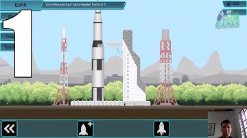 Tiny Space Program Gameplay Walkthrough #1 (Android, IOS)