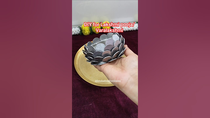 👆DIY Coin lotus flower for Lakshmi pooja/#varalakshmi decoration #trending #shortsfeed #shorts #diy