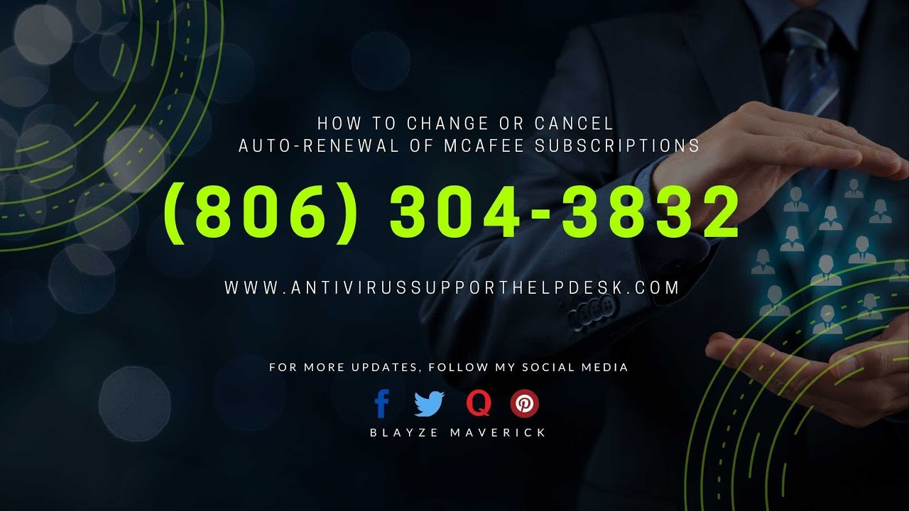 How To Change Or Cancel Auto Renewal Of Mcafee Subscriptions YouTube How To Change Or Cancel Auto Renewal Of Mcafee Subscriptions YouTube