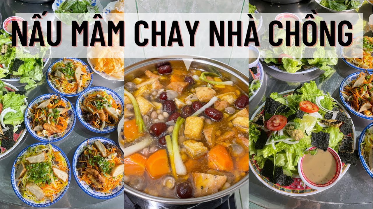 Về nhà chồng cùng MẸ CHỒNG nấu mâm cúng chay Tết - youtube