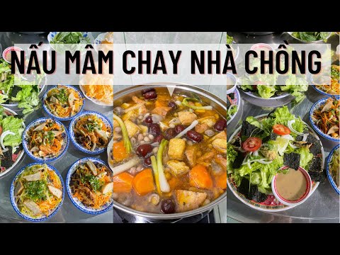 Video Về nhà chồng cùng MẸ CHỒNG nấu mâm cúng chay Tết - youtube