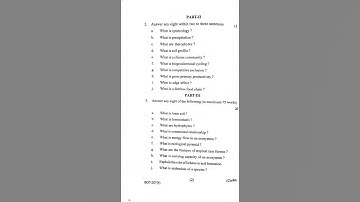 #bsc Core-9 Question Paper 2022 B.Sc Botany 4th Semester (Utkal University)#utkaluniversity #shorts