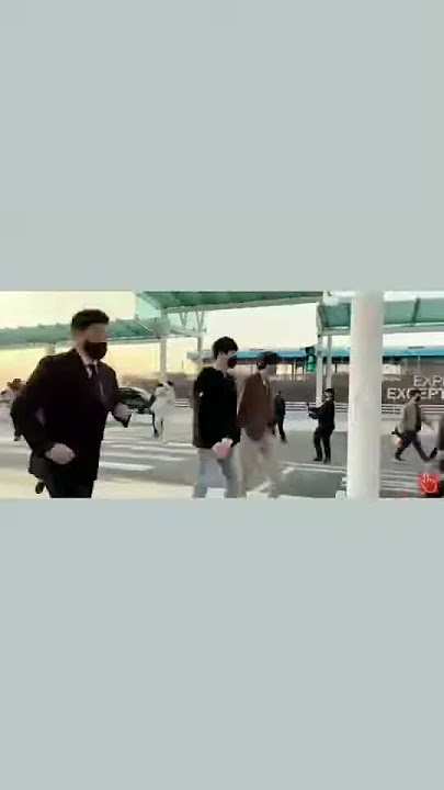 BTS at Incheon Airport on the way to Las Vegas ✈[220328] (RM,Jin,Suga,V,Jimin) 💜
