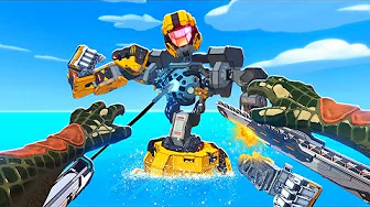 Kaiju Uses CHAINSWORD to Shred Mechs - Monster Titan's Playground VR (Update)