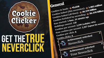 How to get the True Neverclick Achievement in COOKIE CLICKER!