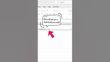 How to combine text in Excel 👨‍🏫