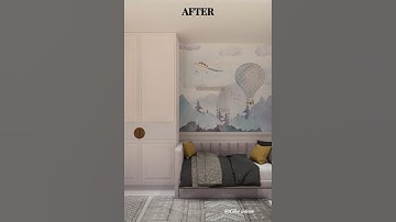 Sketchup + Enscape Render - Bedroom Design #shorts #bedroom #sketchupenscapesoftware #furniture