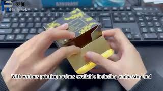 Custom Logo Printing Kraft Paper Cardboard Food Packaging