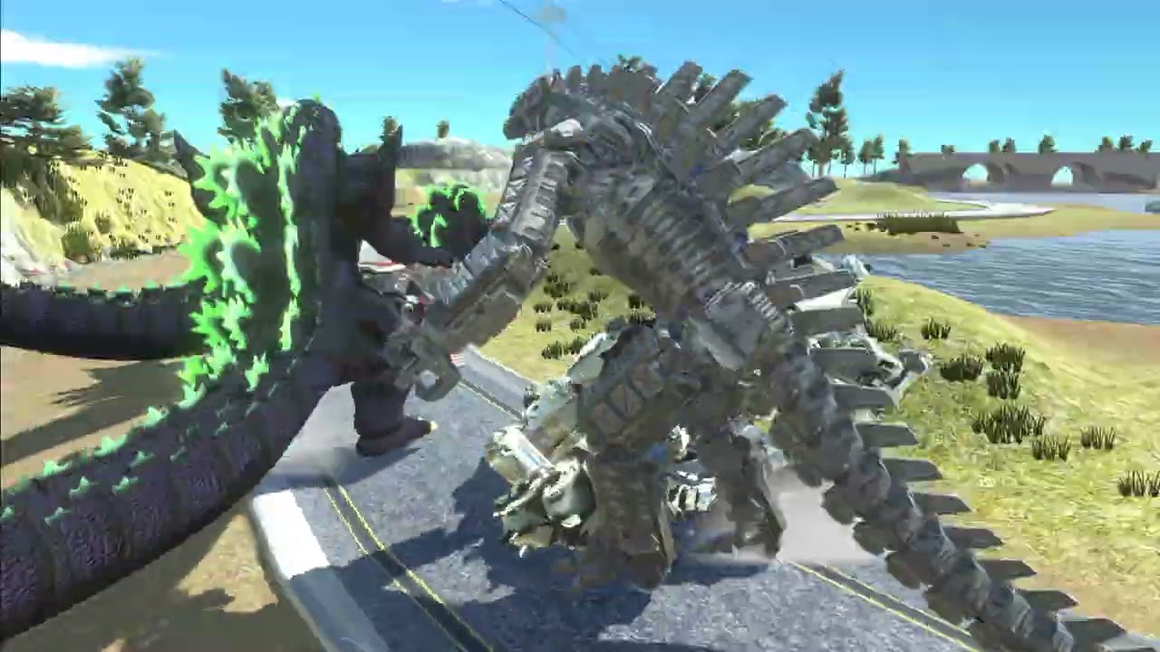 MECHAGODZILLA TRIO VS X3 KAIJUS - ANIMAL REVOLT BATTLE SIMULATOR