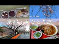 SUB【春の京都🌸女ひとり旅①】京都ごはんと人気観光スポットでほっこりする一人旅vlog【kyoto travel vlog/japan travel】