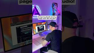 Designing SaaS landing page using Wix Studio! #webdesign #websitedesign #ui