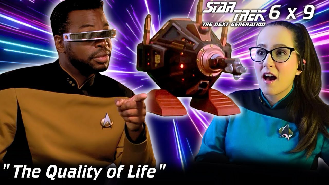 🖖Star Trek: The Next Generation 6x9 The Quality of Life REACTION