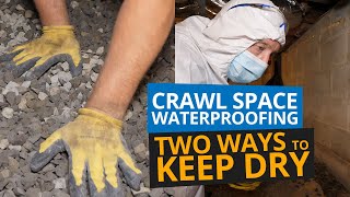 Crawl Space Waterproofing | Two Ways to Keep Dry by American Dry Basement Systems 20,381 views 3 years ago 3 minutes, 20 seconds