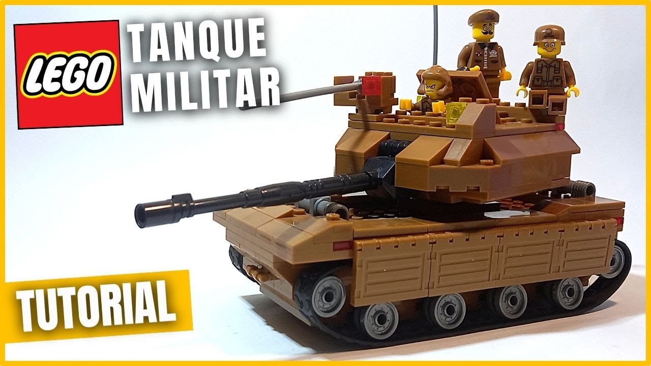 Como hacer un tanque con lego | Tutorial | Lego Charly Brick - YouTube
