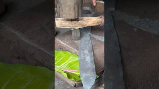 🔨 From zero to become a dream kitchen knife! #work #blacksmith #traditional