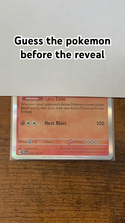 Guess the pokemon before the reveal #pokemon #pokemoncards #pokemontcg