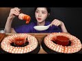 SUB)입안가득 탱글오독 쉬림프링 먹방!🦐 눈 깜짝할 사이에 순삭✨ 칵테일새우 리얼사운드 Shrimp Cocktails Mukbang Asmr