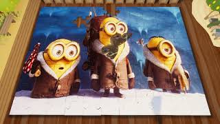 Minions in WINTER from Despicable Me in Puzzle Jigsaw Game screenshot 4