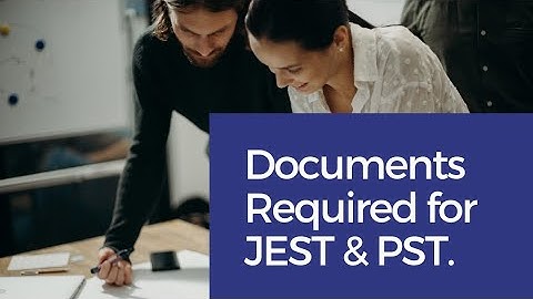 PST JEST Recruitment | Documents Required | Documents Series | DPC | DSC