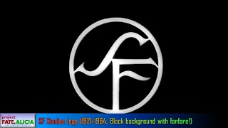 SF Studios logo (1921-1964, Black background with fanfare!)