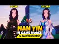 NAN YIN 0 Star vs 3 Stars Showcase!! Mimicry Animation + Idle & More!!