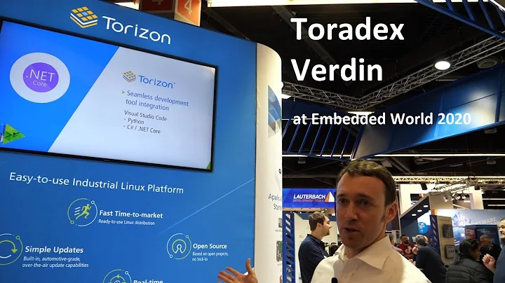 Toradex Verdin SoM and Torizon at Embedded World 2020, booth tour also featuring Codesys and QNX